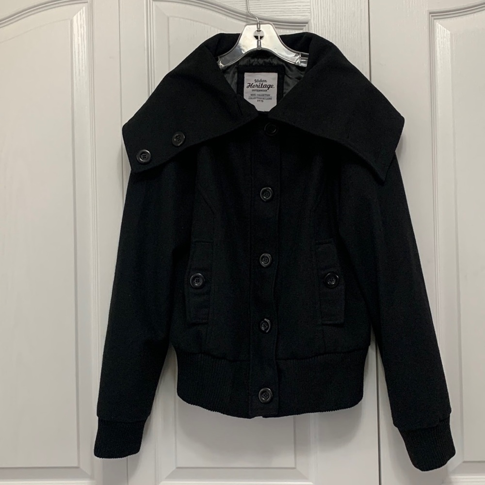 Urban Heritage Jacket funnel neck